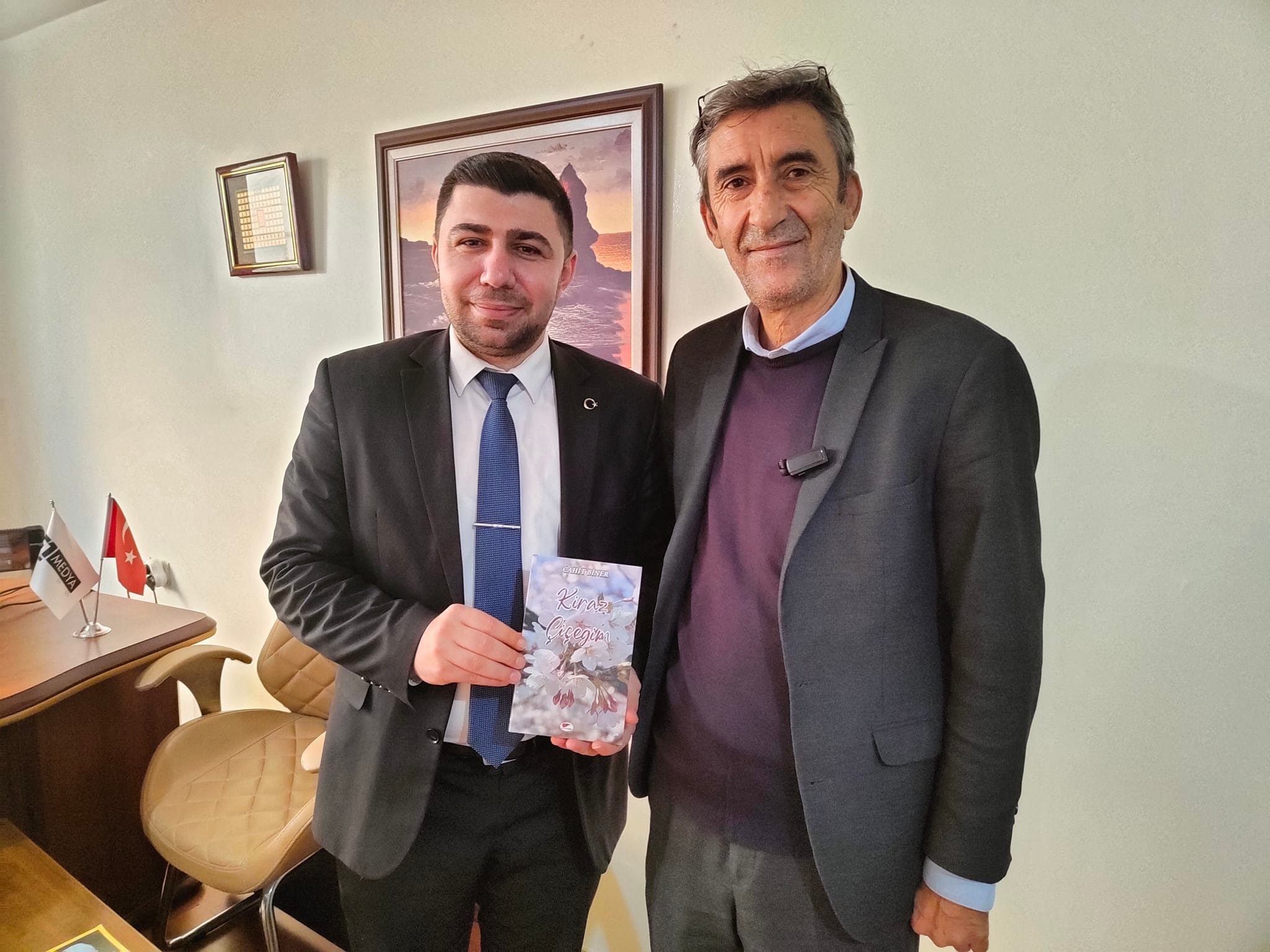 Şair-Yazar Cahit Biner Gazetemizi Ziyaret etti