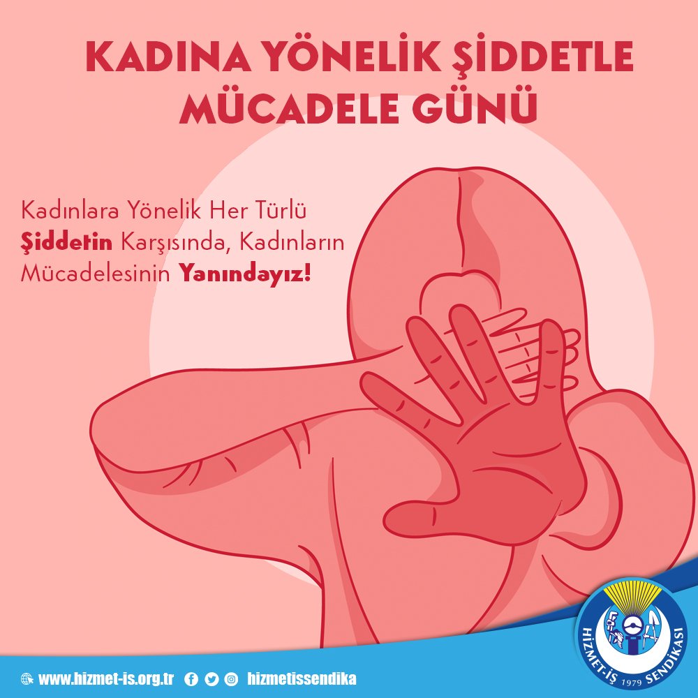 Hak-İş Konfederasyonu “Kadına Şiddete” Sessiz Kalmadı