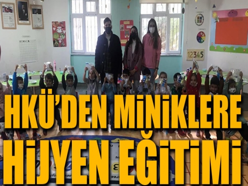 Hasan Kalyoncu Üniversitesi Öğrencilerinden Miniklere Hijyen Eğitimi