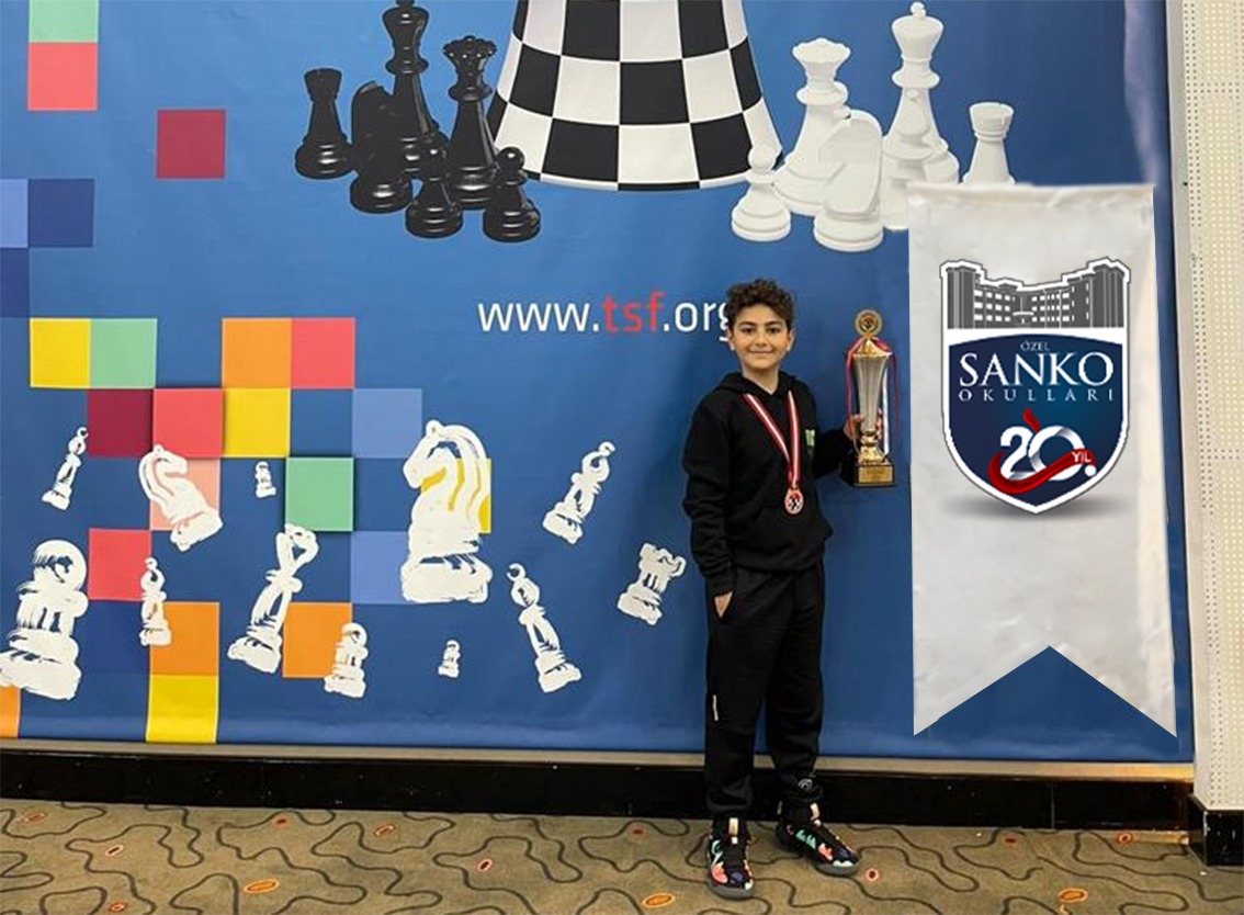 SANKO Okulları Öğrencisinden Türkiye Üçüncülüğü