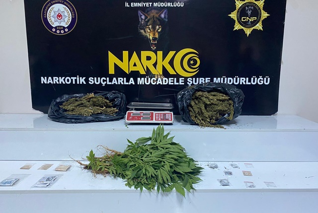 Gaziantep’te uyuşturucu operasyonu: 9 gözaltı