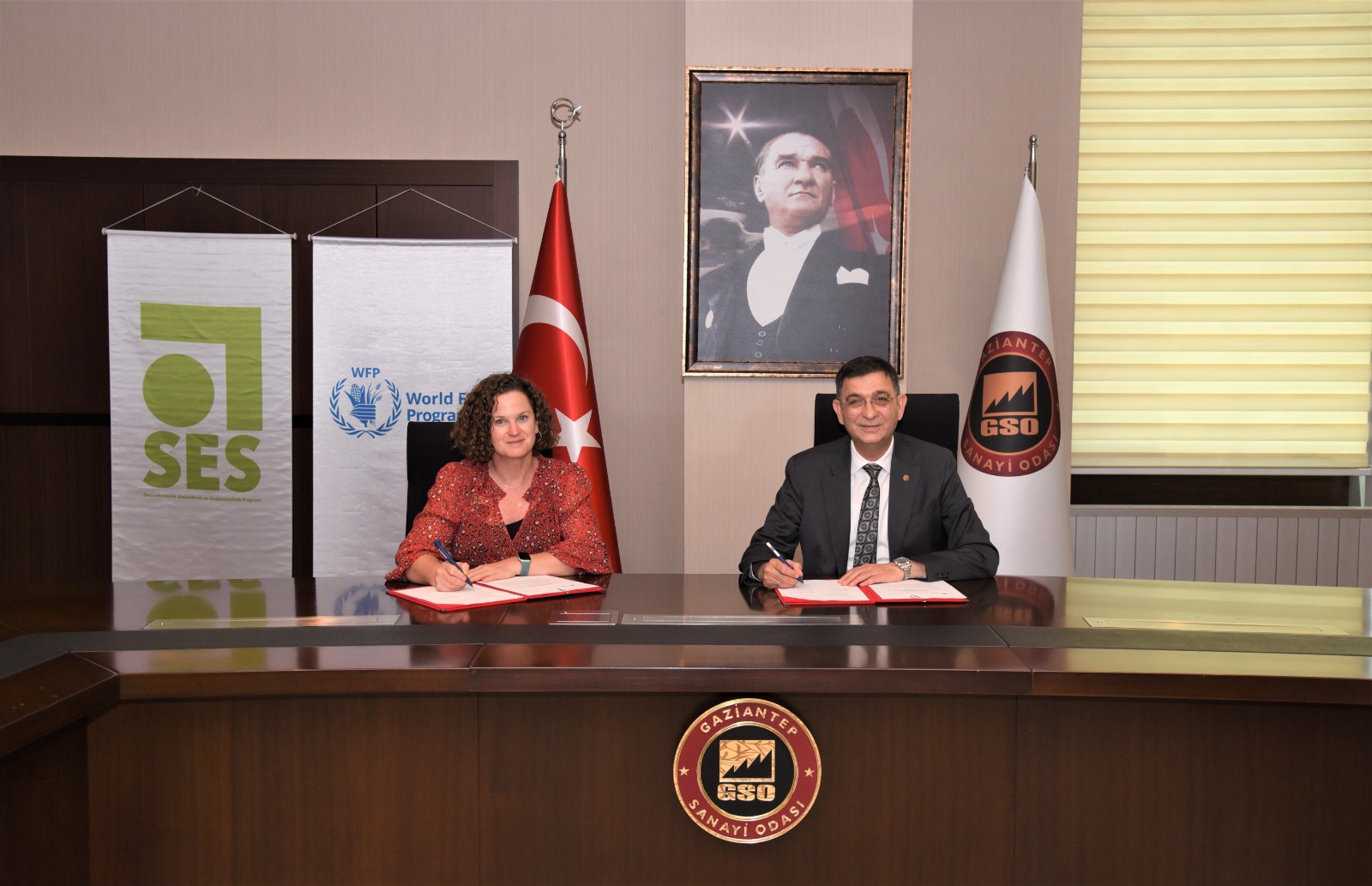 GSO VE WFP ARASINDA, “MESLEKİ EĞİTİM VE İSTİHDAM PROJESİ” İŞ BİRLİĞİ PROTOKOLÜ İMZALANDI