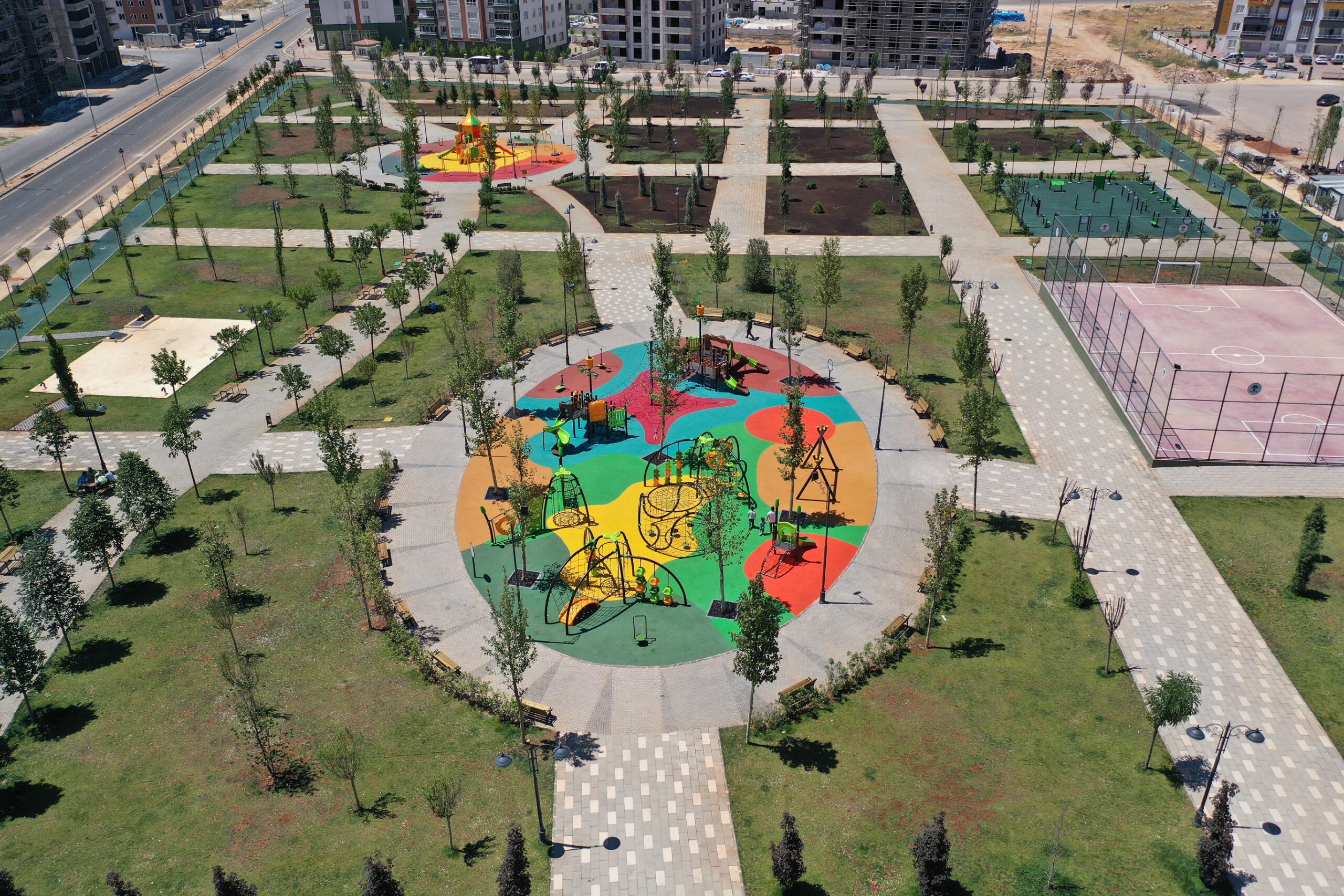 Belkıs Millet Bahçesi Kullanıma açıldı