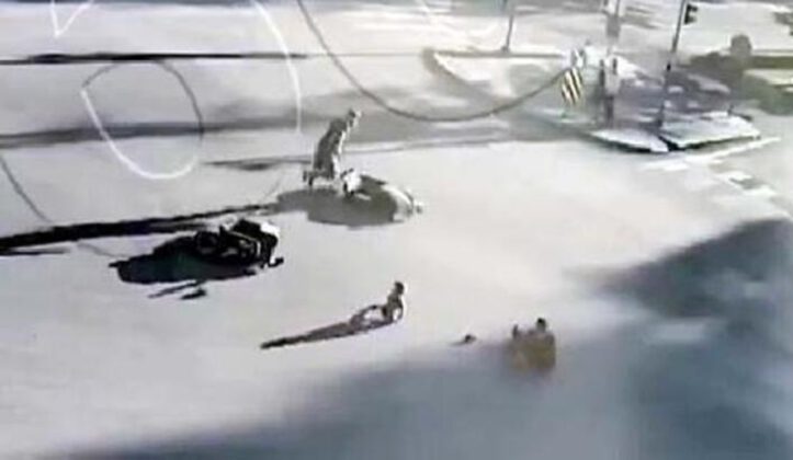 Gaziantep Emniyeti kaza gorüntülerini paylaşarak uyardı