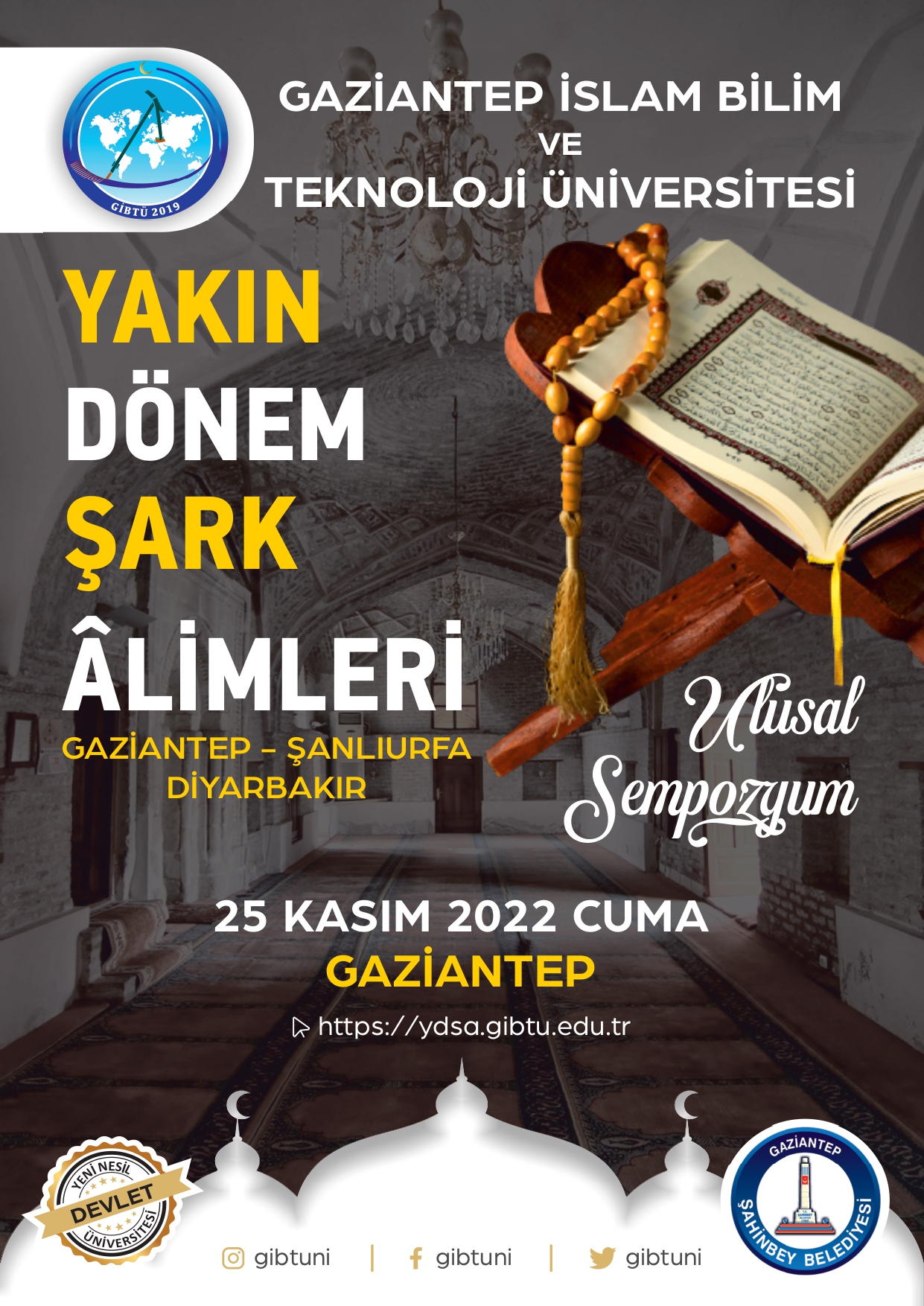 GİBTÜ’den büyük organizasyon  “17 din âliminin hayatı GİBTÜ’de incelenecek”