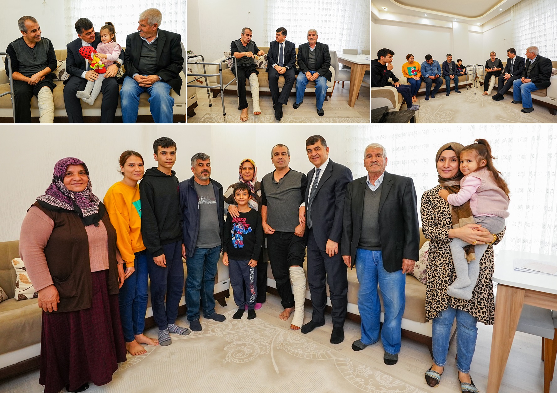 BAŞKAN FADILOĞLU’DAN ‘GEÇMİŞ OLSUN’ ZİYARETİ