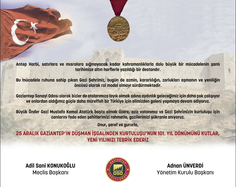 GSO 25 Aralık Yeni Yıl Kutlama