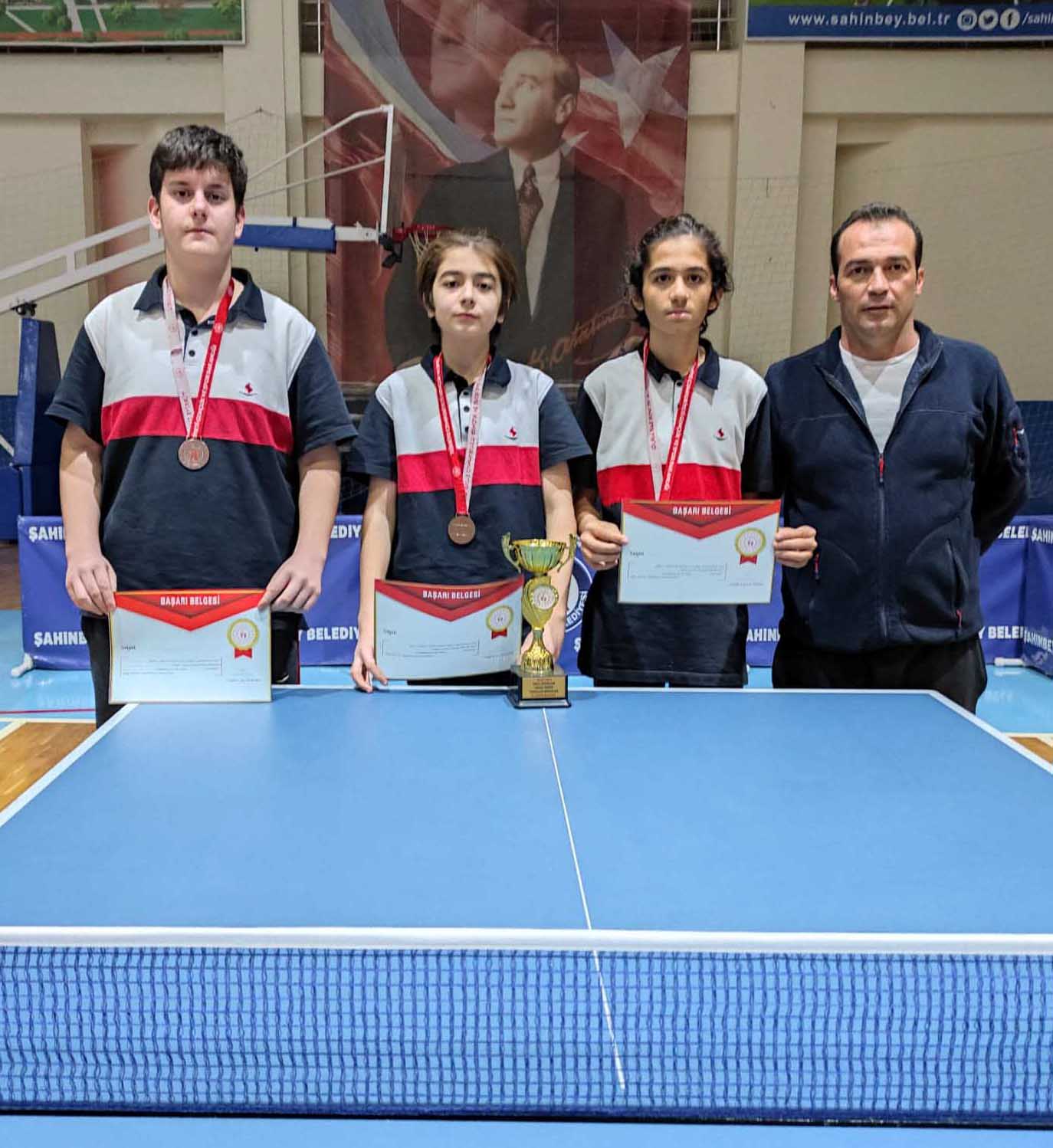 SANKO Okulları İl Dördüncüsü oldu