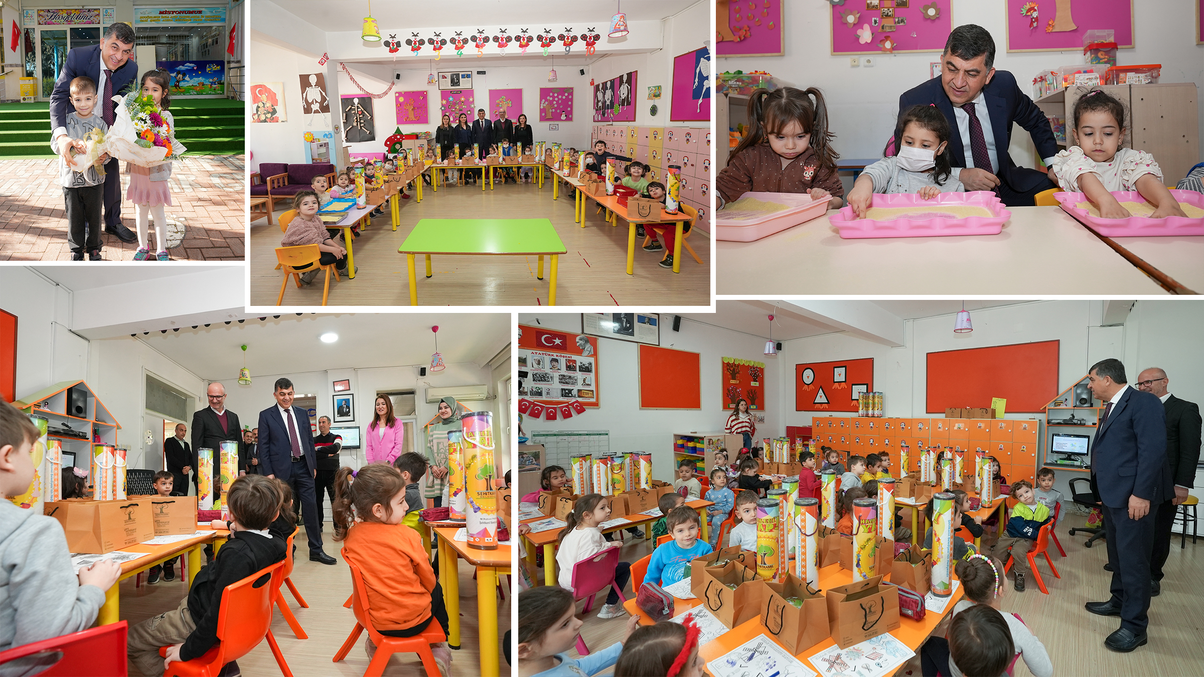 BAŞKAN FADILOĞLU’NDAN ANAOKULU ZİYARETİ