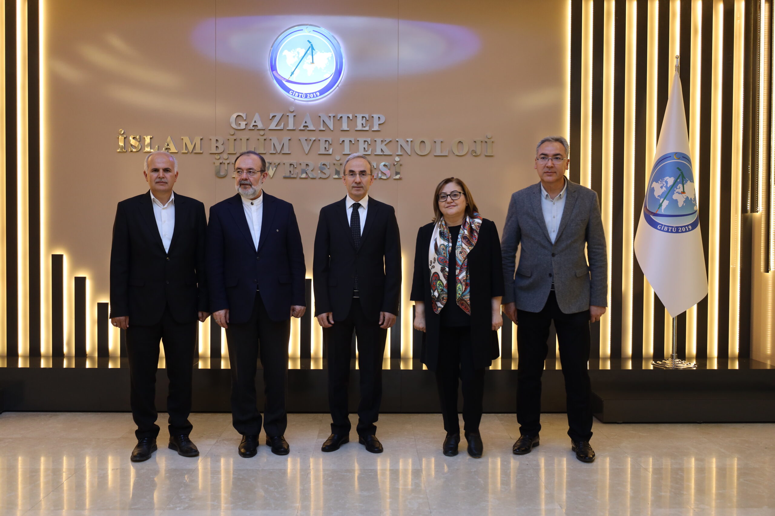 GBB Başkanı Şahin ve Görmez’den Rektör Demir’e hayırlı olsun ziyareti