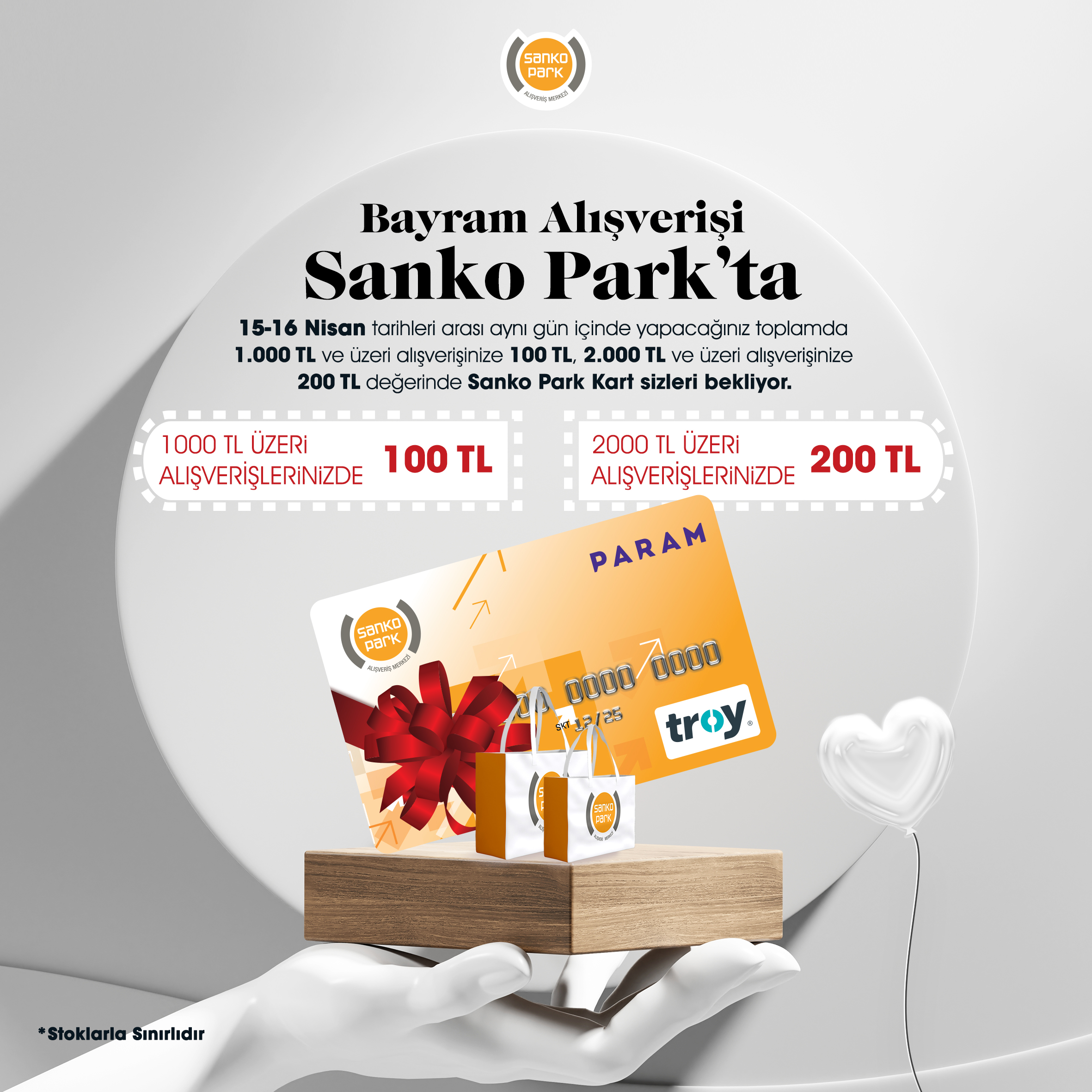 SANKO PARK’TA “HARCADIKÇA KAZANDIRAN KAMPANYA” YARIN BAŞLAYACAK