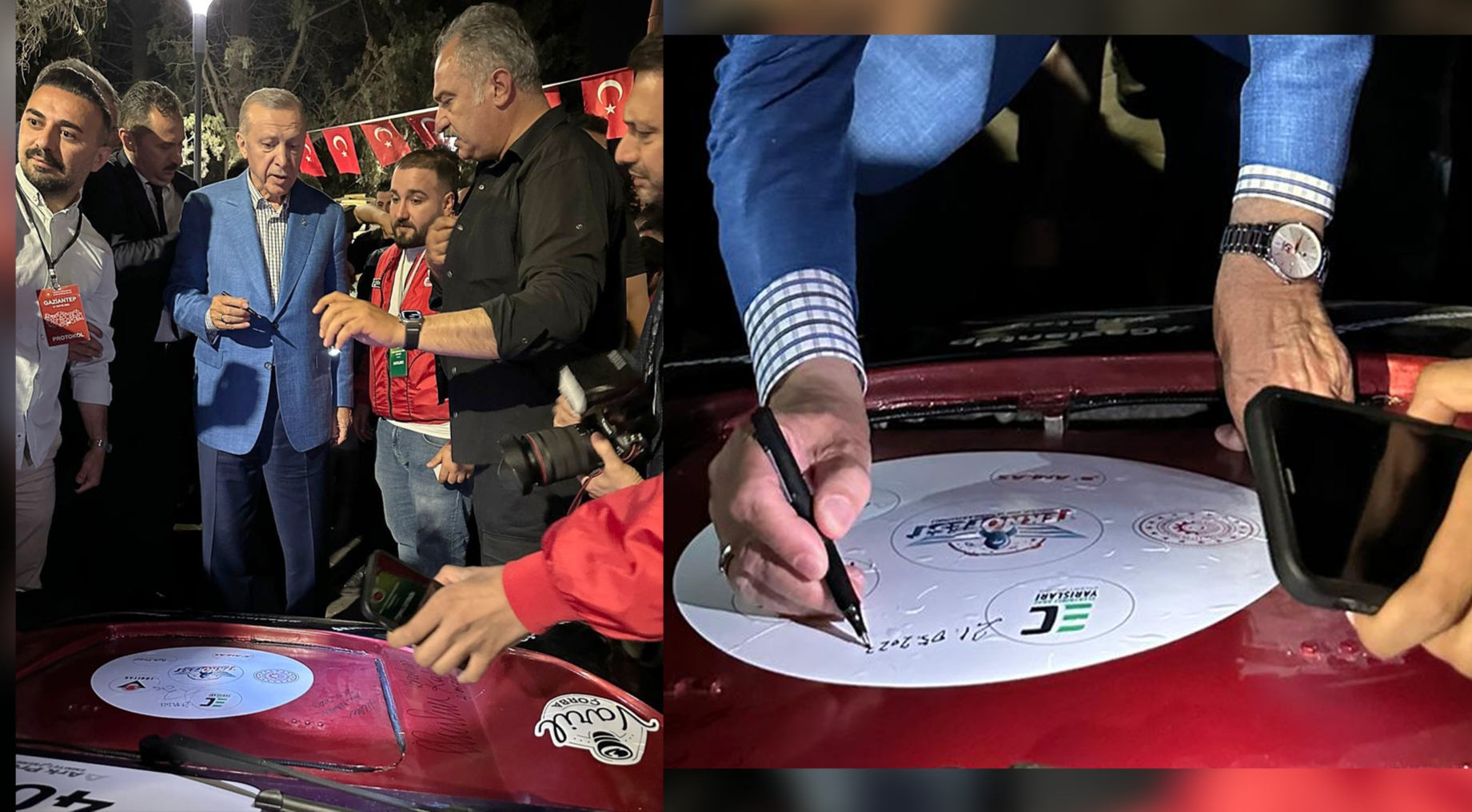 Cumhurbaşkanı Erdoğan GAÜN Aracını imzaladı