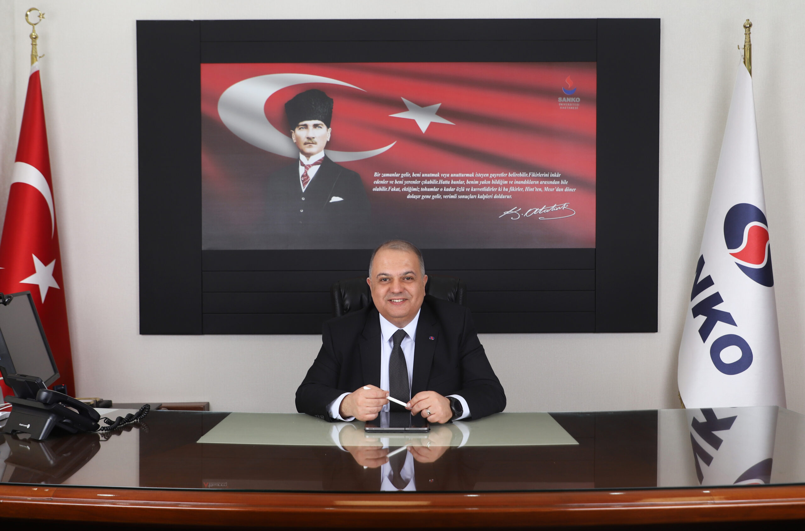 SANKO Üniversitesi Hastanesi Genel Müdürü Kileci’nin “Atatürk’ü anma, Gençlik ve Spor Bayramı” Mesajı