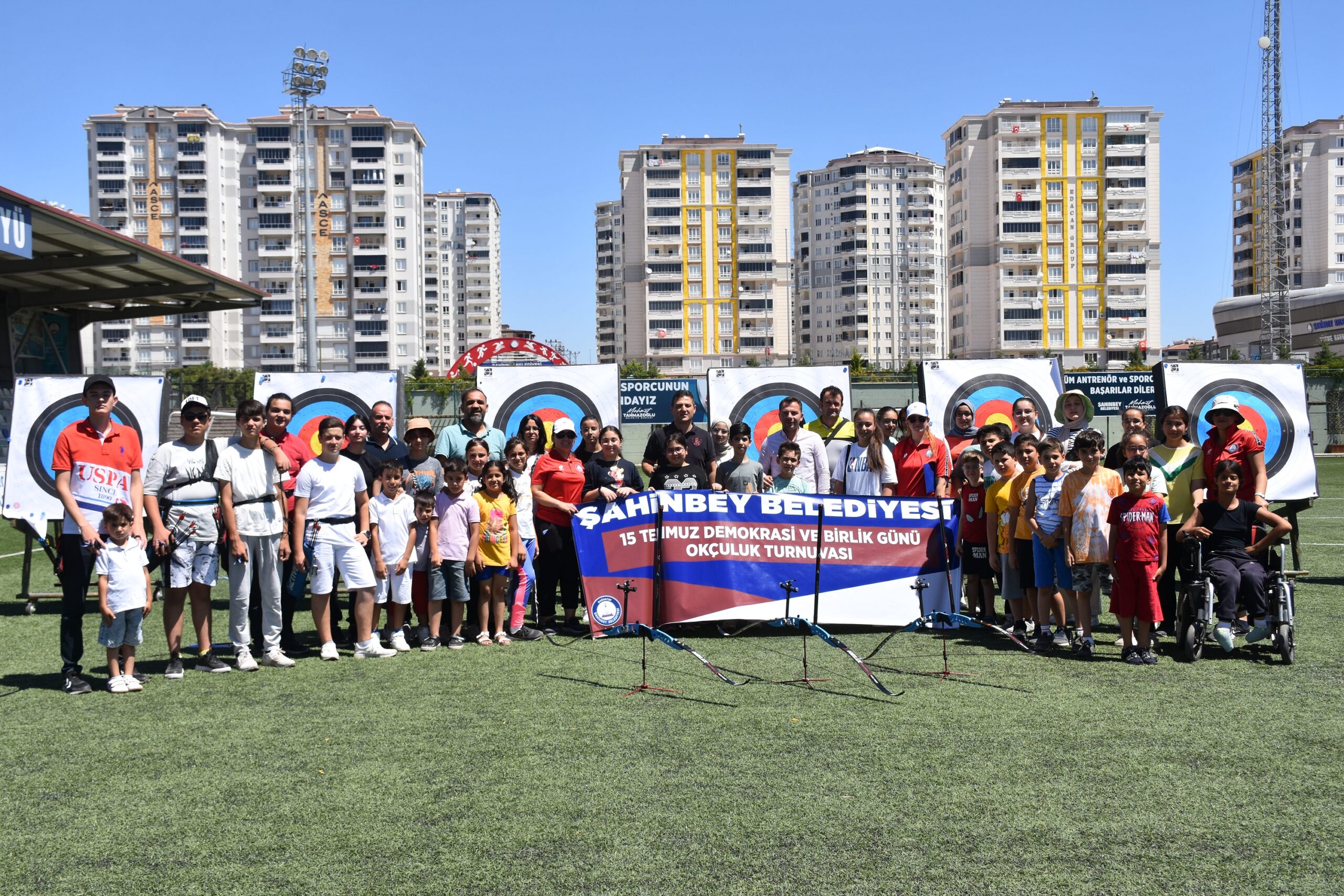ŞAHİNBEY BELEDİYESİ 15 TEMMUZ DA SPOR ETKİNLİKLER DÜZENLEDİ