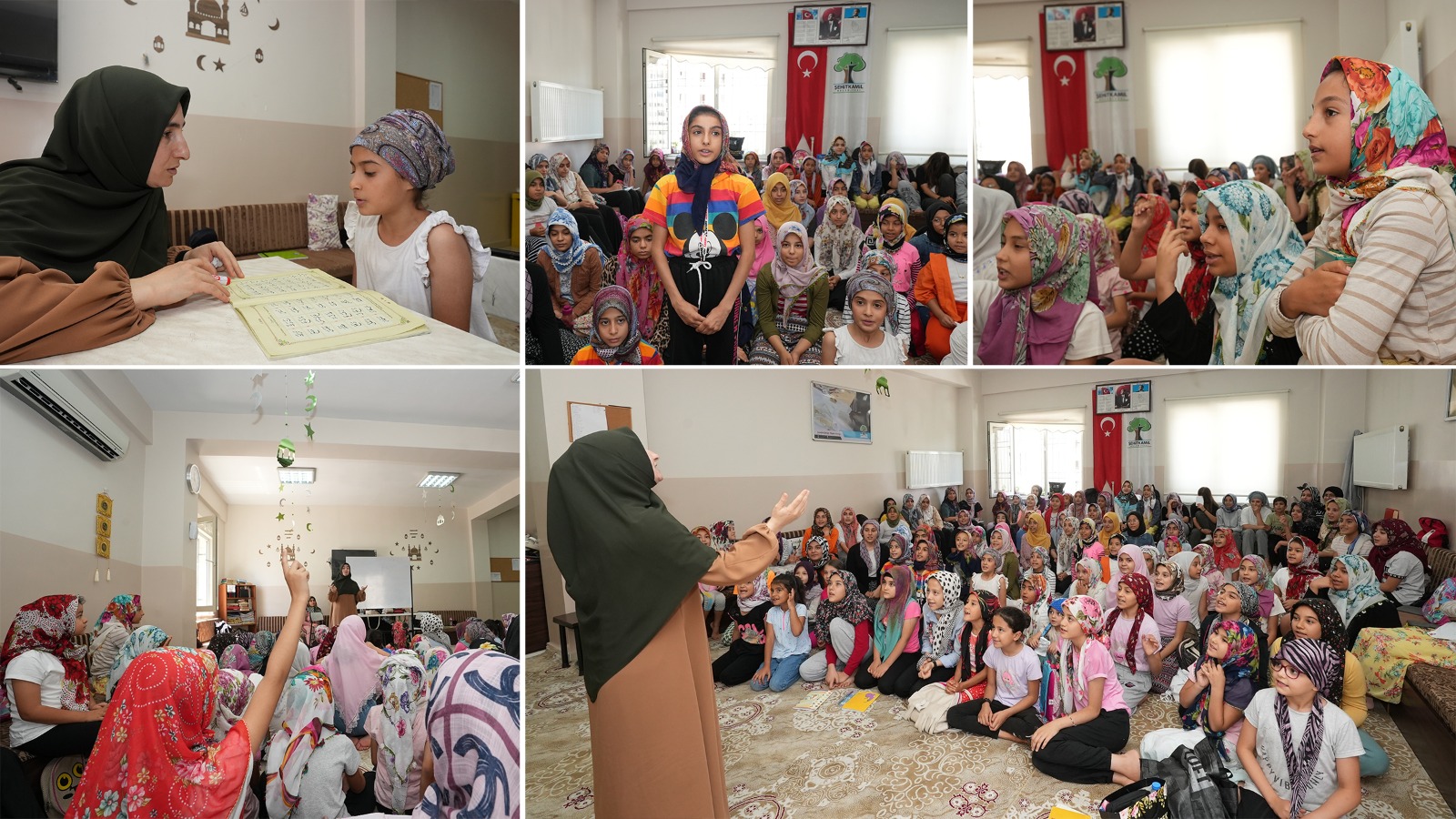 ŞEHİTKAMİL AİLE MERKEZLERİNDE YAZ KUR’AN KURSLARI AÇILDI