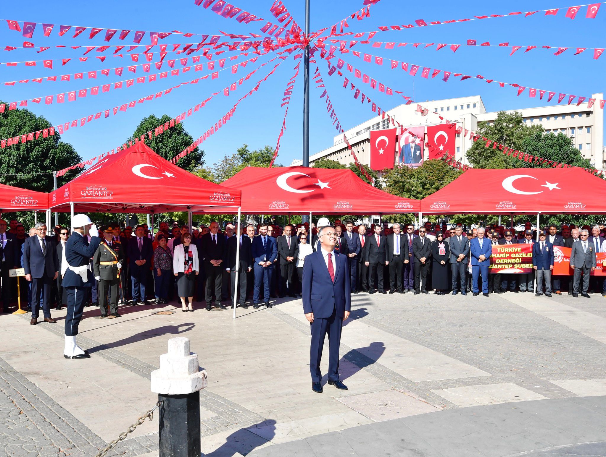 30 Ağustos Zafer Bayramı Gaziantep’te coşkuyla kutlandı