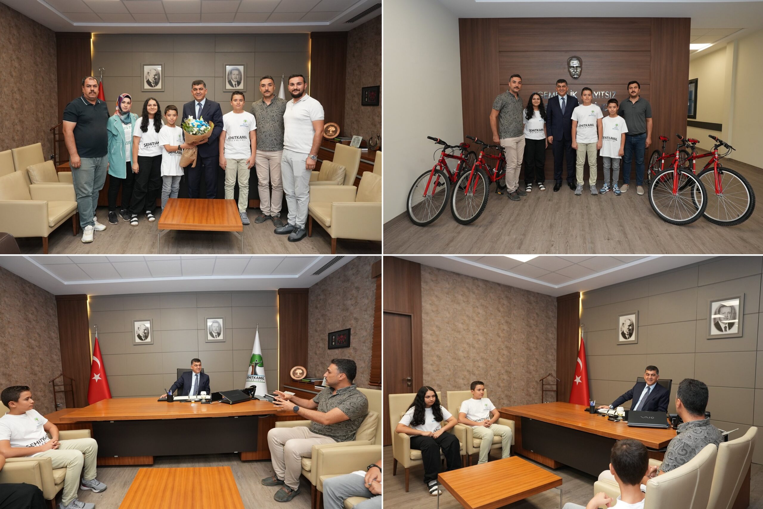 TEKNOFEST TÜRKİYE 5.’LERİ, BAŞKAN FADILOĞLU’NU ZİYARET ETTİ   