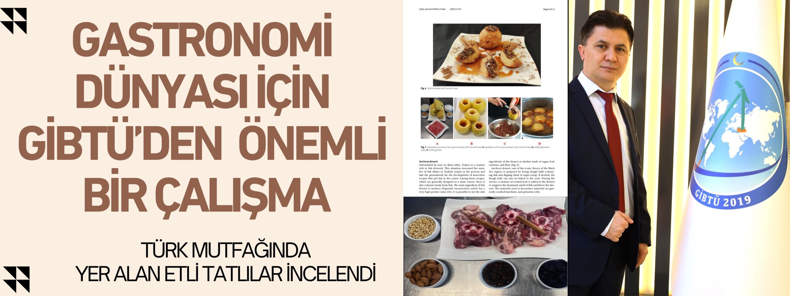 GASTRONOMİ DÜNYASI İÇİN GİBTÜ’DEN ÖNEMLİ BİR ÇALIŞMA