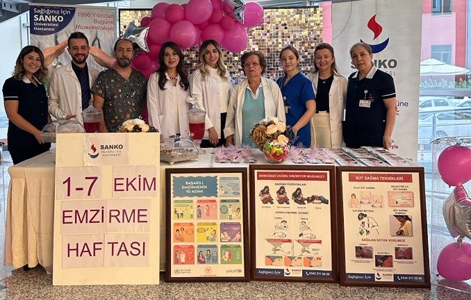 SANKO ÜNİVERSİTESİ HASTANESİ’NDE “EMZİRME HAFTASI” ETKİNLİĞİ 