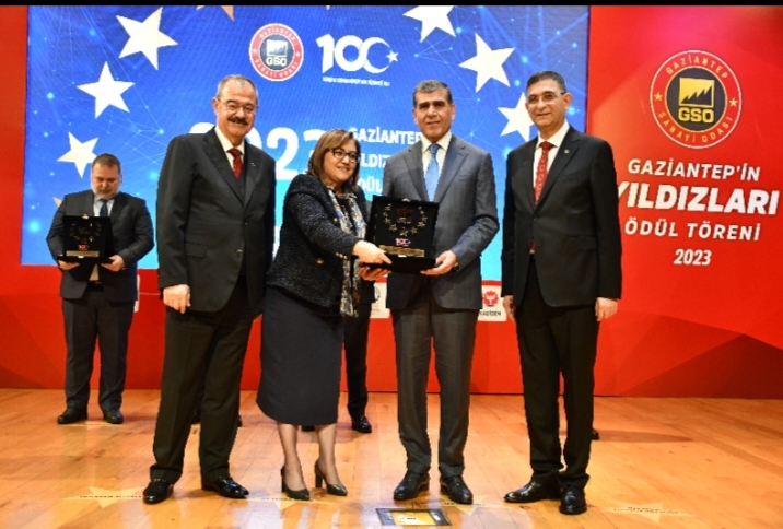 İhracat Şampiyonu Altunkaya’ya bir ödül de Gaziantep Sanayi Odası’ndan
