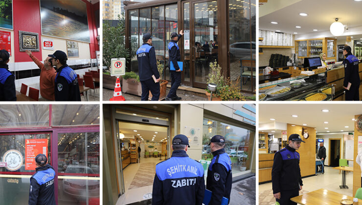 ŞEHİTKAMİL’DE, TARİFE VE FİYAT LİSTESİ DENETİMİ YAPILDI