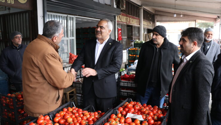 HÜDA PAR GBB Başkan Adayı Erat, STK ve esnaf ziyaretlerine devam ediyor