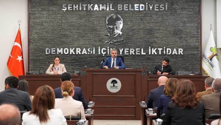 ŞEHİTKAMİL BELEDİYE MECLİSİ, 2. TOPLANTISINI YAPTI