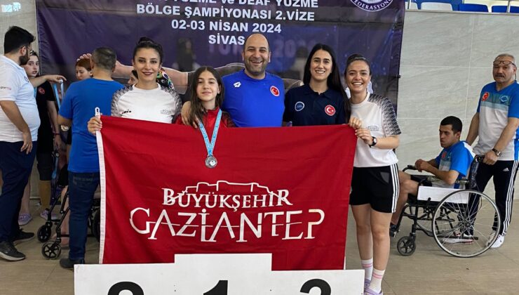 GAZİANTEP BÜYÜKŞEHİR’İN ENGELLİ SPORCULARI YÜZME ŞAMPİYONASINDA PERFORMANSLARIYLA GÖZ DOLDURDU