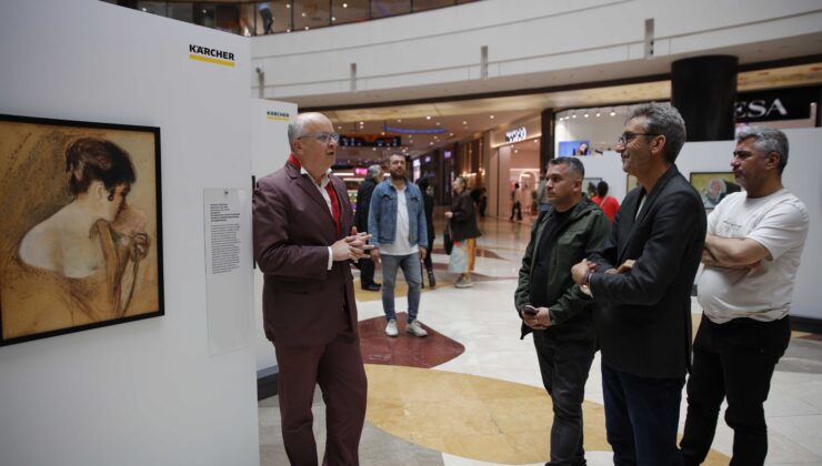 “İLK TÜRK KADIN RESSAMLARDAN MİHRİ” SERGİSİ SANKO PARK’TA