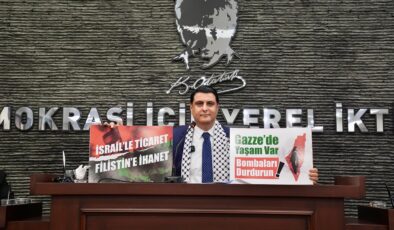 YILMAZ: “FİLİSTİN; CANIMIZDIR, KANIMIZDIR”