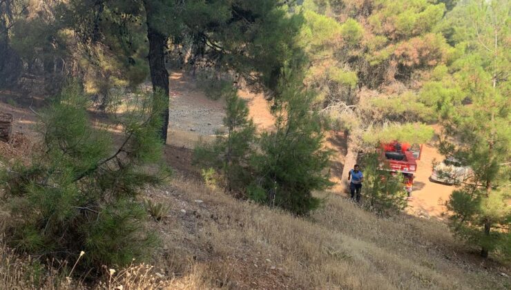 Dülükbaba orman yangını söndürüldü