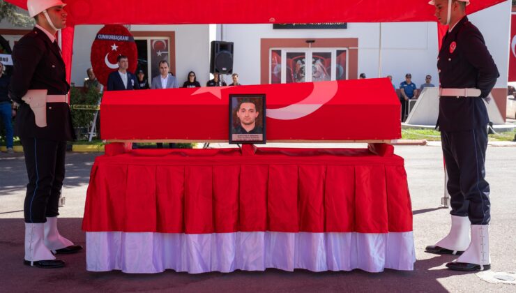 ŞEHİT POLİS İÇİN TÖREN DÜZENLENDİ