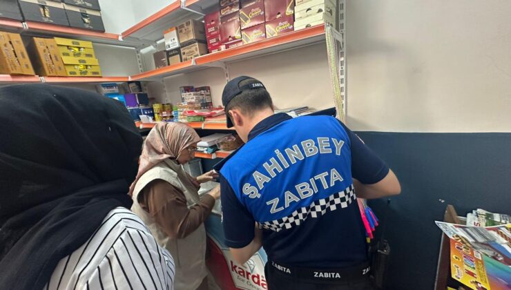 ŞAHİNBEY BELEDİYESİ ZABITA EKİPLERİNDEN KANTİNLERE DENETİM