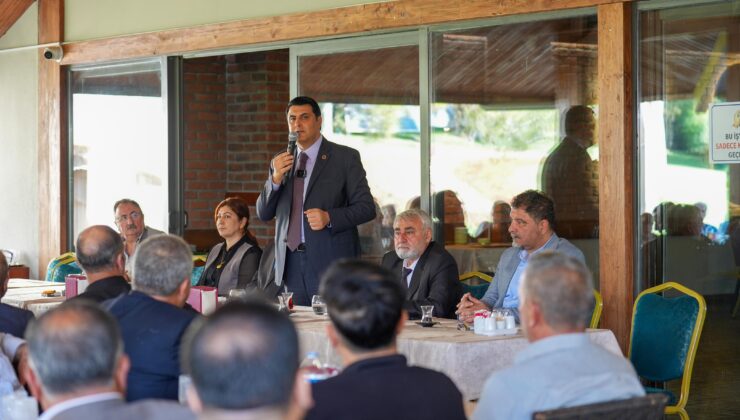 BAŞKAN YILMAZ MUHTARLARLA BİR ARAYA GELDİ