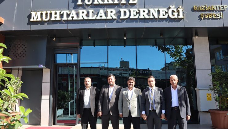 HÜDA PAR Gaziantep il Başkanlığından “Muhtarlar Günü” ziyareti