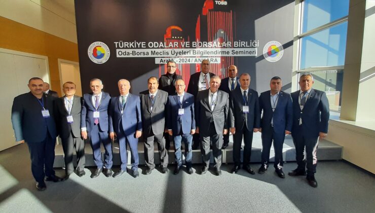 GTB MECLİS ÜYELERİ, TOBB İLE BİLGİLENDİRME SEMİNERİ’NE KATILDI