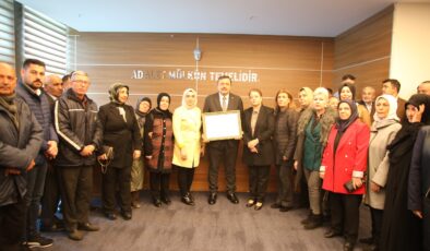 AK PARTİ İL BAŞKANI FEDAİOĞLU MAZBATASINI ALDI