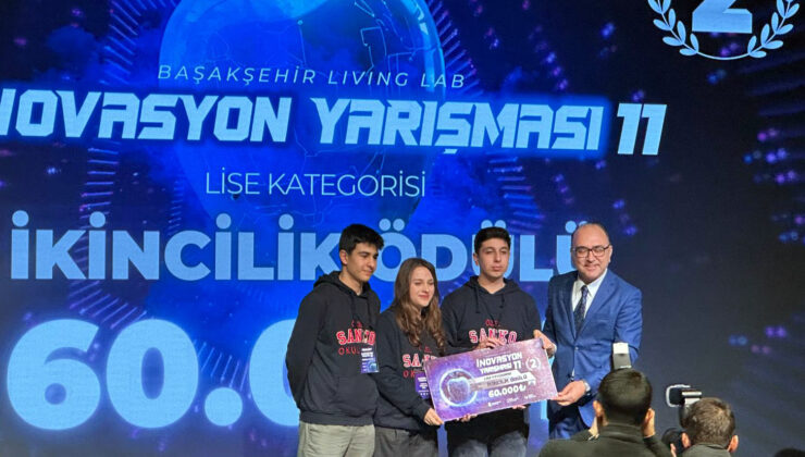 SANKO OKULLARI ÖĞRENCİLERİ “İNOVASYON YARIŞMASI”NDA TÜRKİYE İKİNCİSİ OLDU