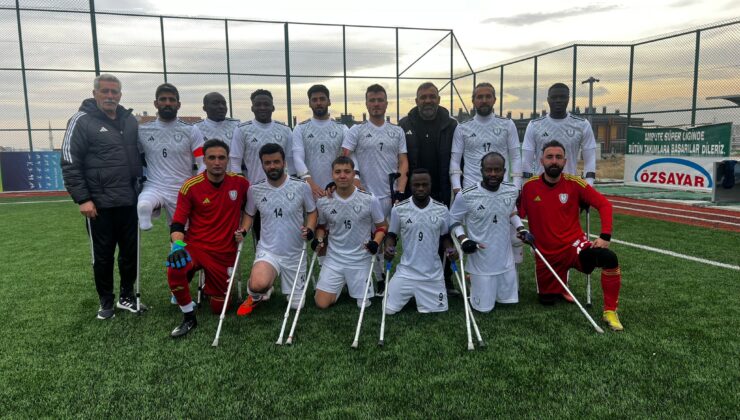 ŞAHİNBEY AMPUTE FUTBOL TAKIMI’NDAN FARKLI SKOR 5-0