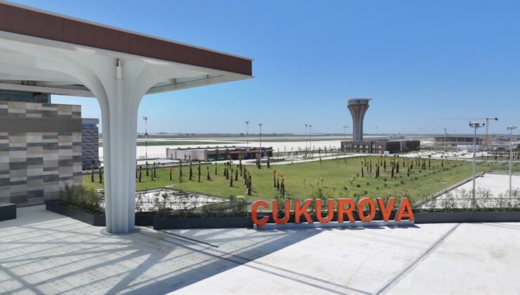 ÇUKUROVA HAVALİMANI’NIN YOLCU SAYISI 2 MİLYONU AŞTI