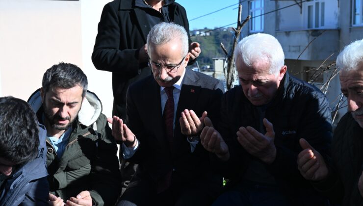 BAKAN URALOĞLU, HAYATINI KAYBEDEN PTT ÇALIŞANLARI İÇİN RİZE’DE