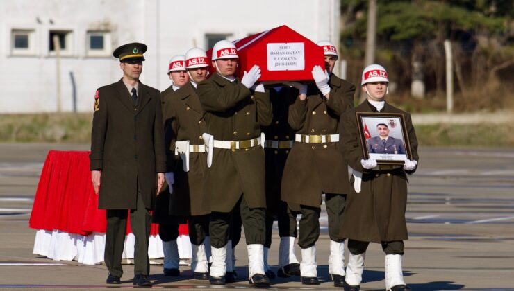 SURİYE ŞEHİDİ İZMİR’E UĞURLANDI