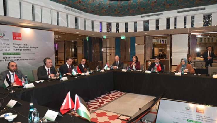 TÜRKİYE İLE FİLİSTİN YEREL YÖNETİMLERİ MUTAKABAT ZAPTI İMZALADI