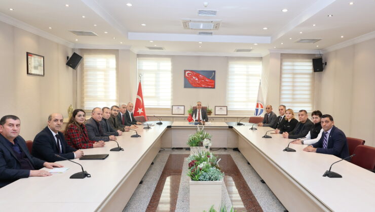 EĞİTİM-BİR-SEN VE SAĞLIK-SEN’DEN REKTÖR DOĞAN’A ZİYARET