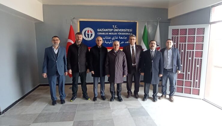 GAÜN REKTÖRÜ PROF. DR. SAİT MESUT DOĞAN CERABLUS MESLEKYÜKSEKOKULU’NU ZİYARET ETTİ