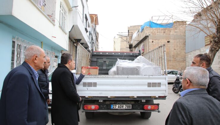 BAŞKAN FEDAİOĞLU VE TEŞKİLATI O AİLENİN İMDADINA YETİŞTİ