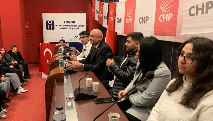 CHP Gaziantep Milletvekili Melih Meriç: “Gençlerin Geleceği Çalınıyor, AKP’nin Yıkım PolitikalarınaDur Diyeceğiz!”