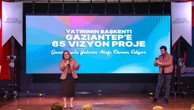 BAŞKAN ŞAHİN 65 PROJEYİ BİR BİR ANLATTI