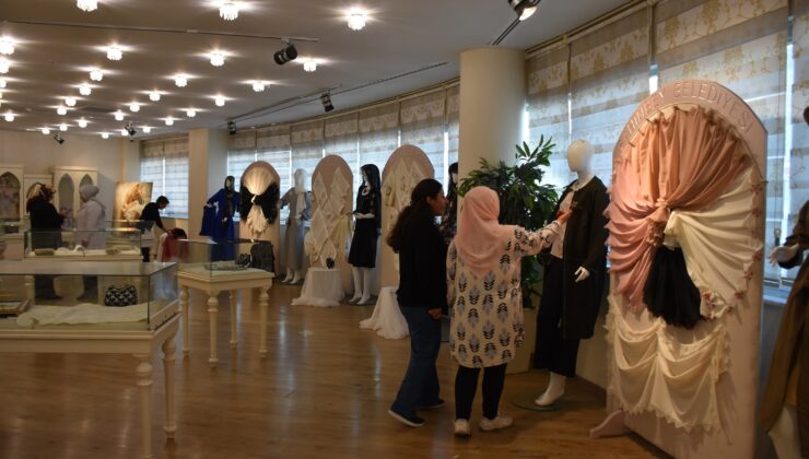 ŞAHİNBEY BELEDİYESİ KURSİYERLERİ EL İŞİ GÖZ NURU ESERLERİNİ SERGİLEDİ