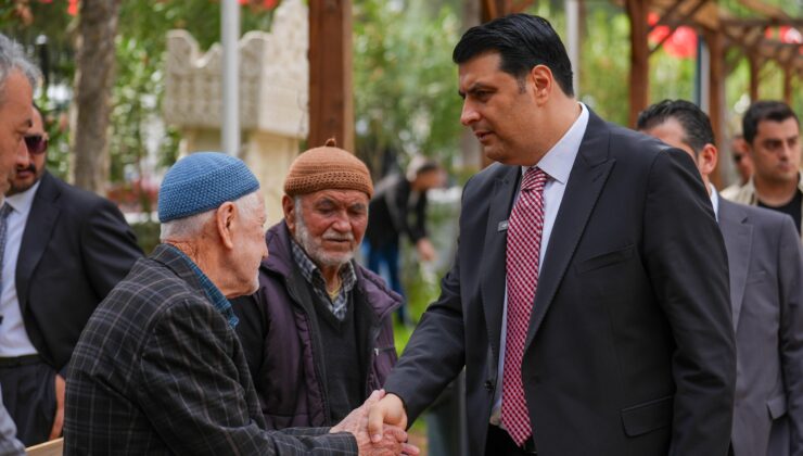 BAŞKAN YILMAZ’DAN ŞEHİT AİLELERİ VE ULU ÇINARLARA ZİYARET